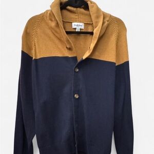Goodfellow & Co Men's M Cardigan in Navy and Tan